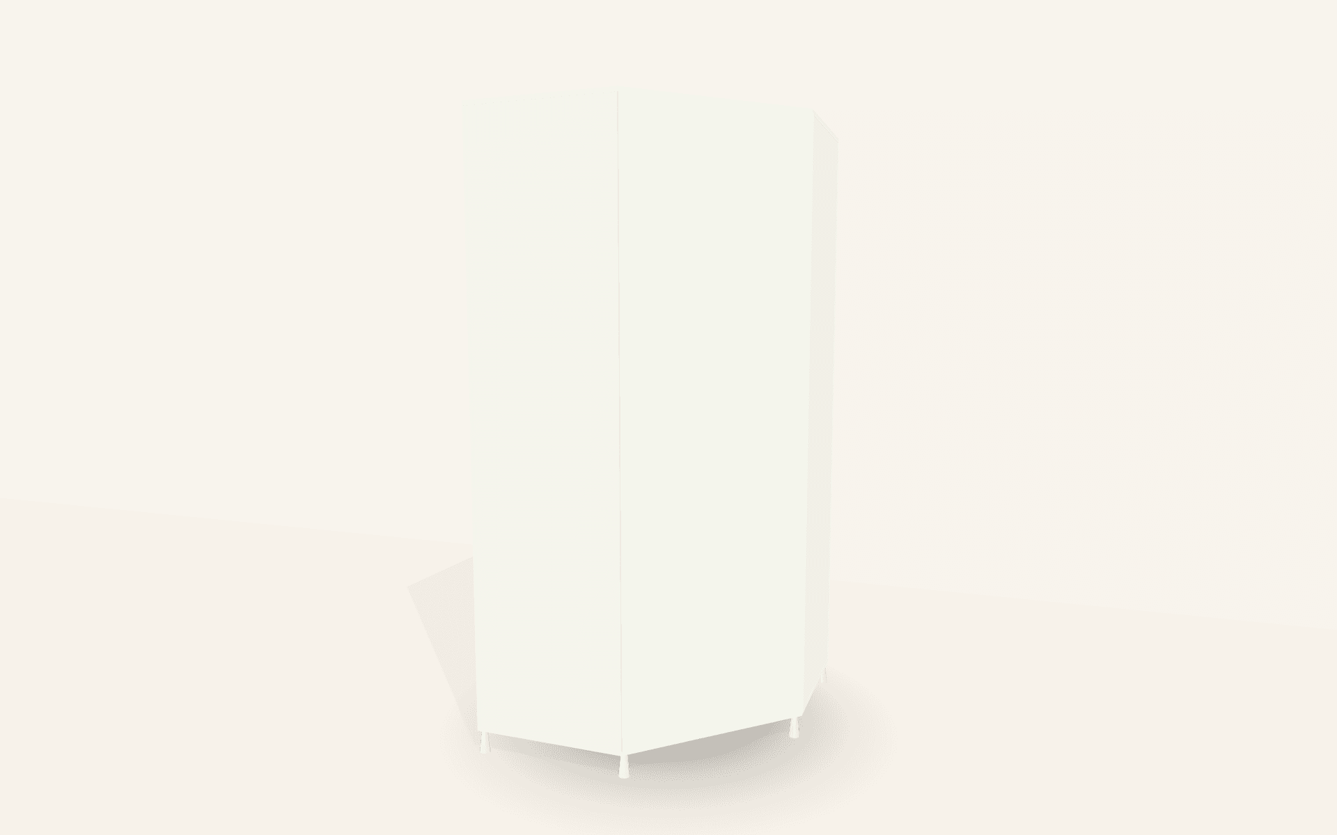 The Bravo White-Glass Corner