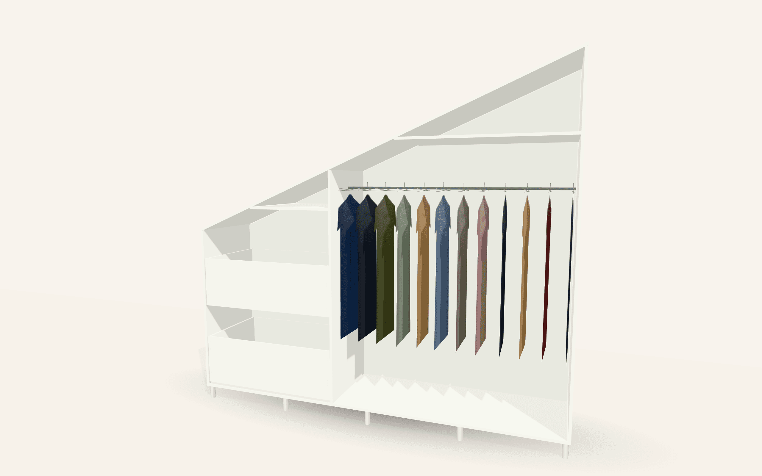 The Highgate Loft Wardrobe