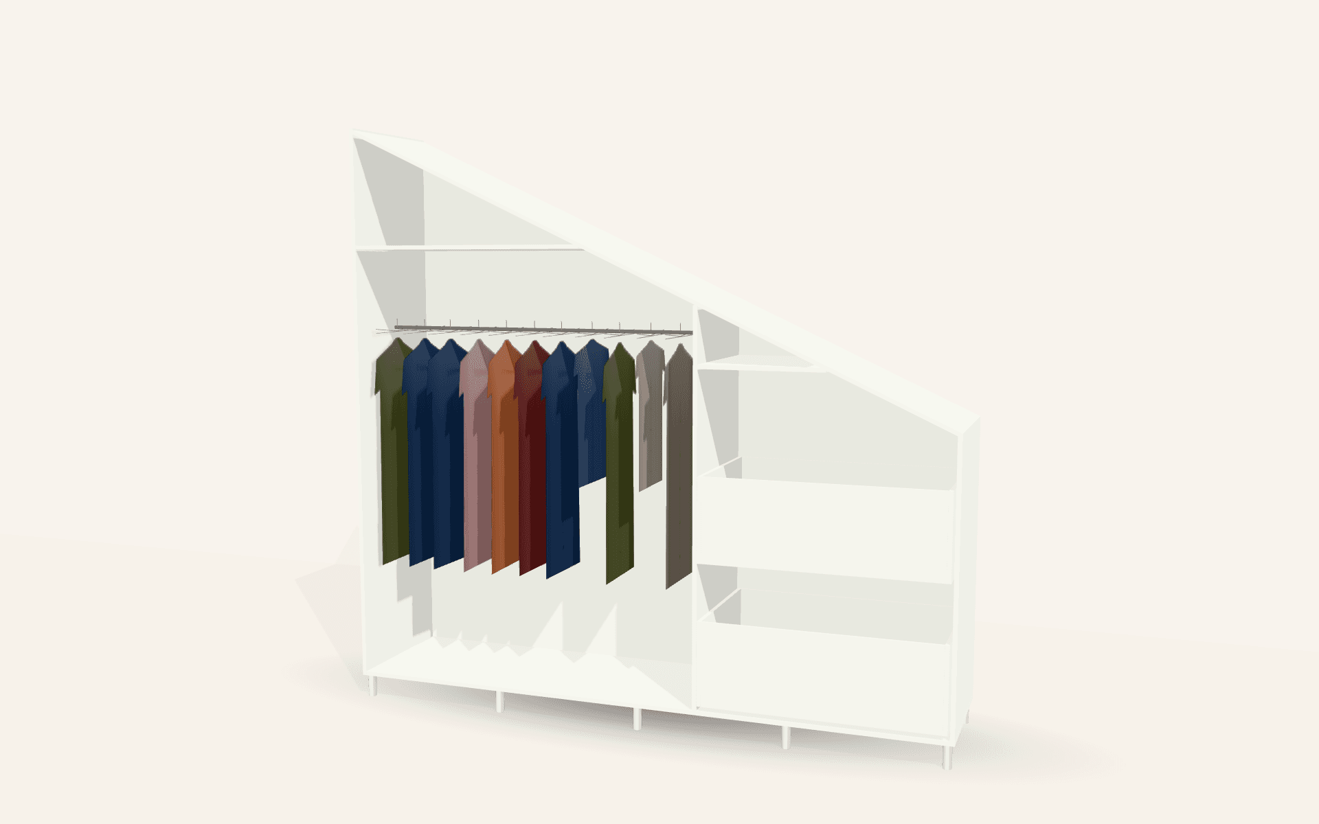 The Hampstead Loft Wardrobe (NW3)