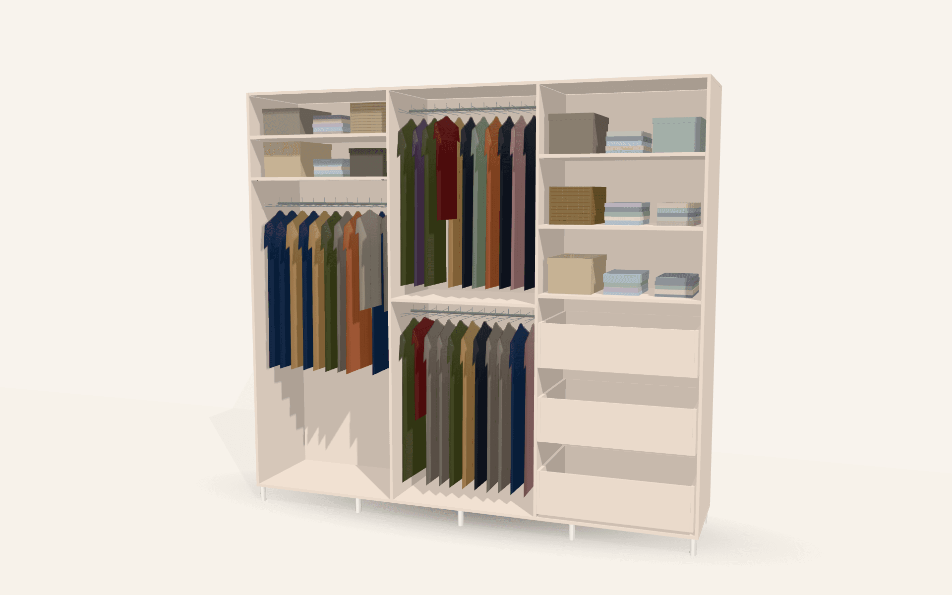 The Islington Smoked-Oak Wardrobe (N1)